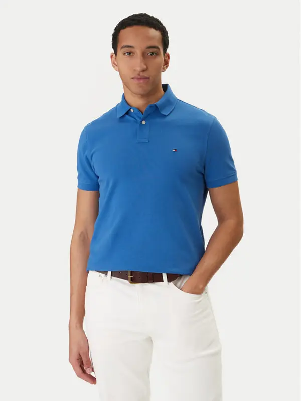 Tommy Hilfiger Tommy Hilfiger Polo 1985 MW0MW17770 Plava Regular Fit