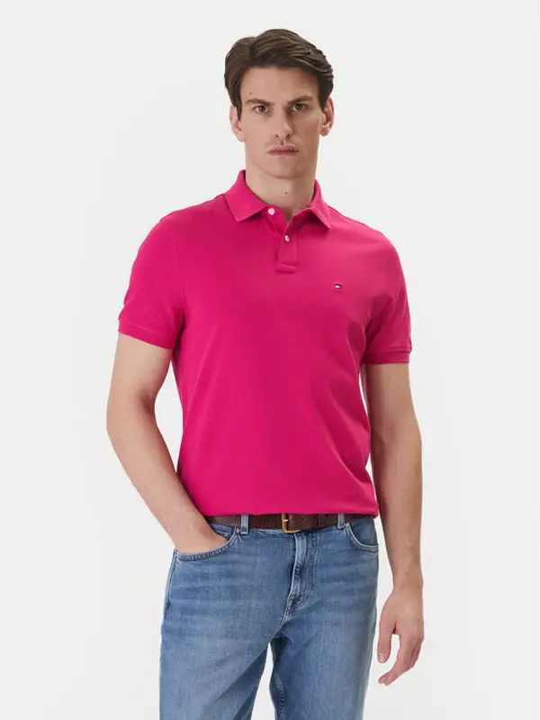 Tommy Hilfiger Tommy Hilfiger Polo 1985 MW0MW17770 Ružičasta Regular Fit