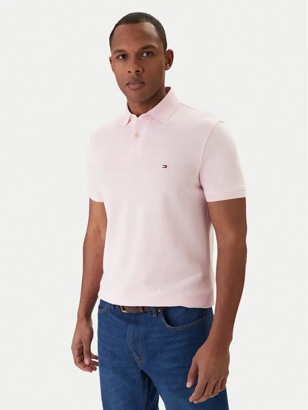 Tommy Hilfiger Tommy Hilfiger Polo 1985 MW0MW17770 Ružičasta Regular Fit