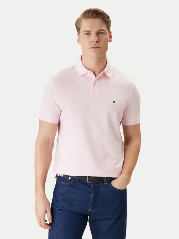 Tommy Hilfiger Tommy Hilfiger Polo 1985 MW0MW17770 Ružičasta Regular Fit