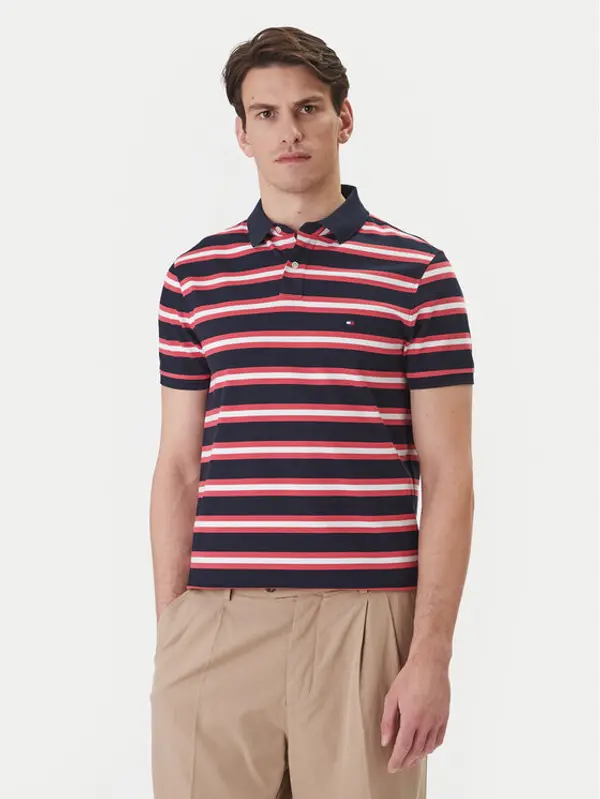 Tommy Hilfiger Tommy Hilfiger Polo 1985 MW0MW17770 Tamnoplava Regular Fit