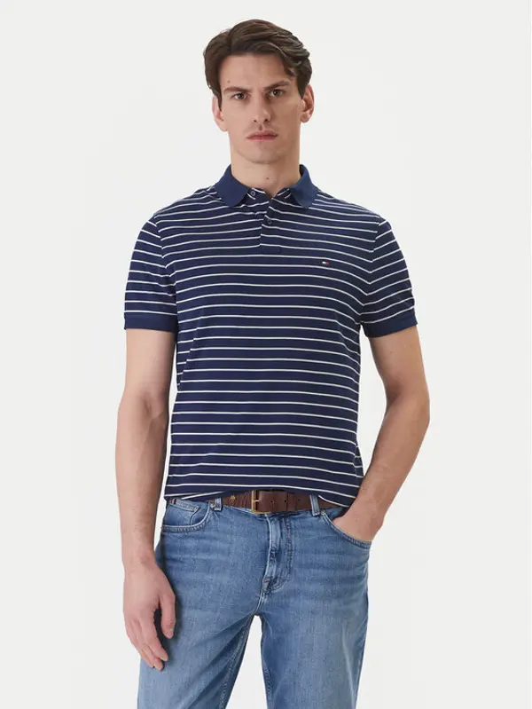 Tommy Hilfiger Tommy Hilfiger Polo 1985 MW0MW17770 Tamnoplava Regular Fit