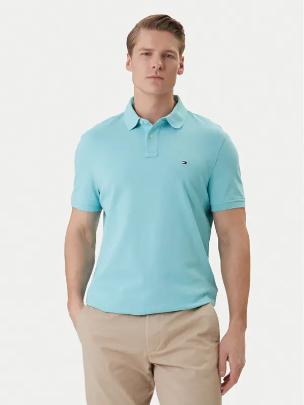 Tommy Hilfiger Tommy Hilfiger Polo 1985 MW0MW17770 Tirkizna Regular Fit