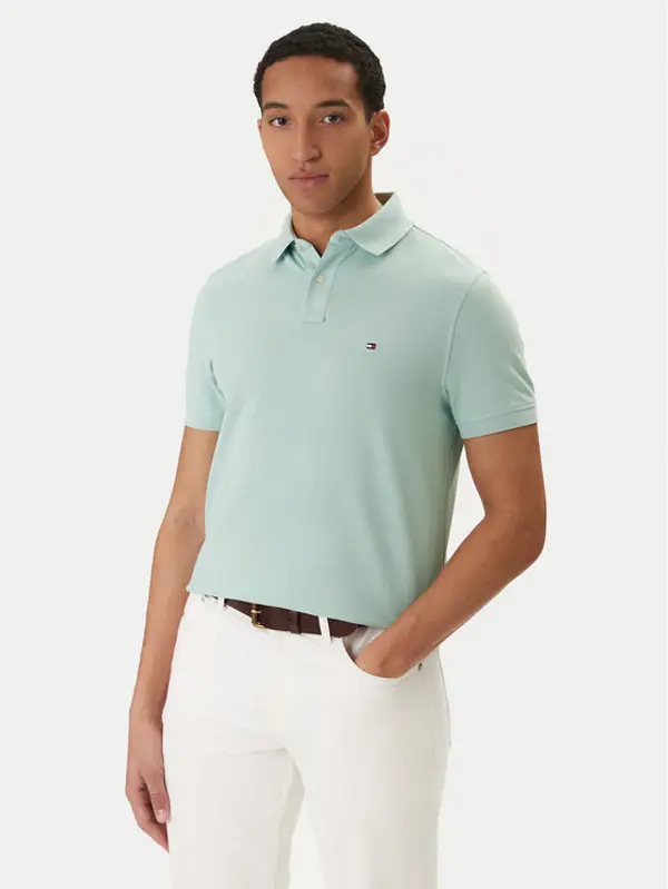 Tommy Hilfiger Tommy Hilfiger Polo 1985 MW0MW17770 Zelena Regular Fit