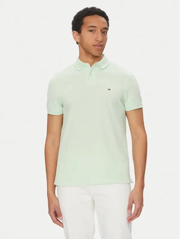 Tommy Hilfiger Tommy Hilfiger Polo 1985 MW0MW17770 Zelena Regular Fit