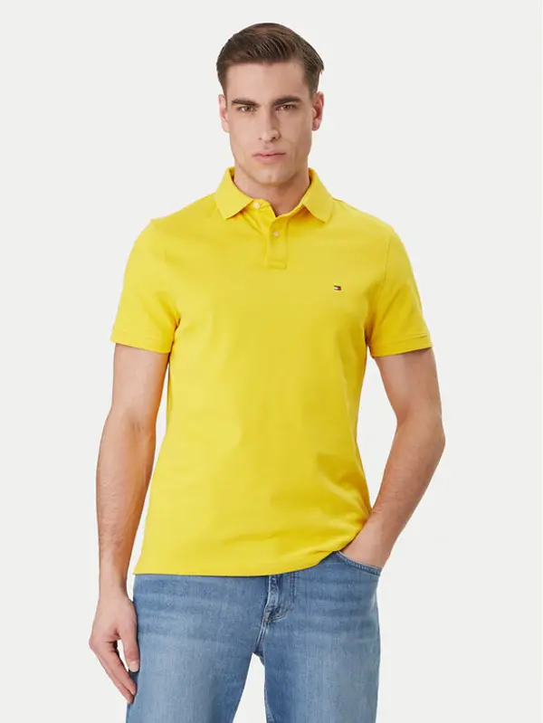 Tommy Hilfiger Tommy Hilfiger Polo 1985 MW0MW17770 Žuta Regular Fit