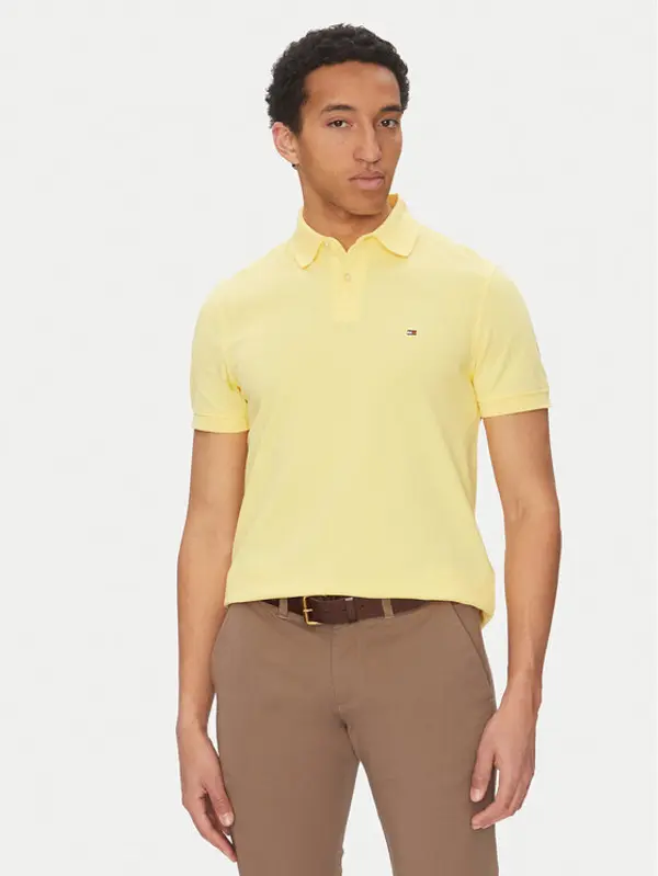 Tommy Hilfiger Tommy Hilfiger Polo 1985 MW0MW17770 Žuta Regular Fit