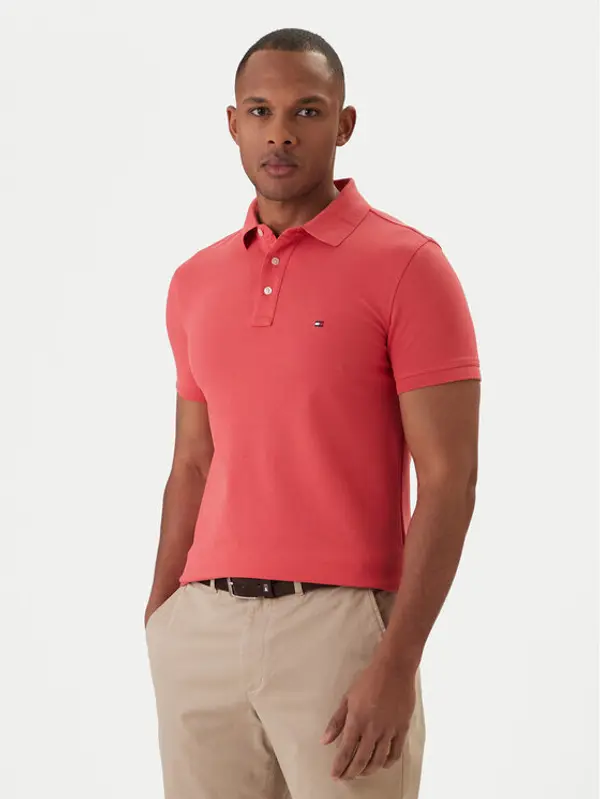 Tommy Hilfiger Tommy Hilfiger Polo 1985 MW0MW17771 Koraljna Slim Fit