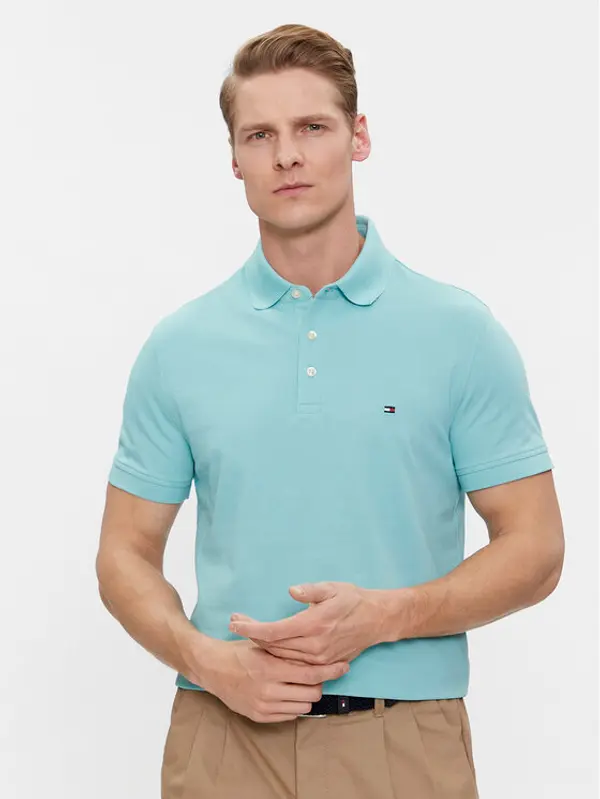 Tommy Hilfiger Tommy Hilfiger Polo 1985 MW0MW17771 Plava Slim Fit