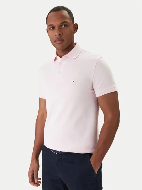 Tommy Hilfiger Tommy Hilfiger Polo 1985 MW0MW17771 Ružičasta Slim Fit