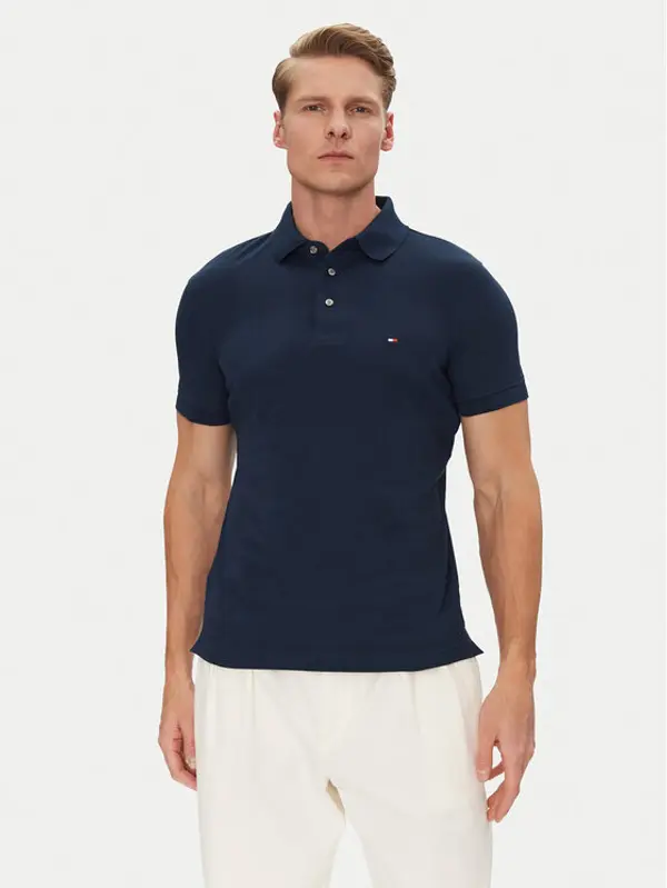 Tommy Hilfiger Tommy Hilfiger Polo 1985 MW0MW17771 Tamnoplava Slim Fit