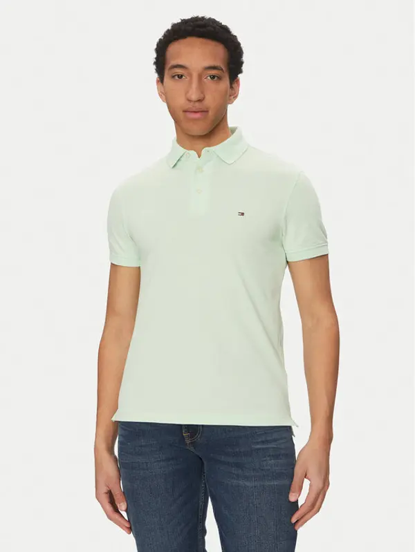 Tommy Hilfiger Tommy Hilfiger Polo 1985 MW0MW17771 Zelena Slim Fit