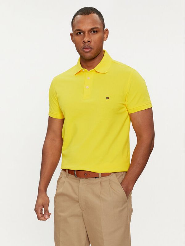 Tommy Hilfiger Tommy Hilfiger Polo 1985 MW0MW17771 Žuta Slim Fit