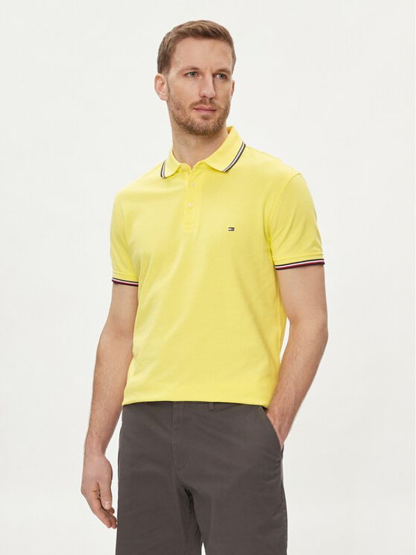Tommy Hilfiger Tommy Hilfiger Polo 1985 MW0MW30750 Žuta Slim Fit