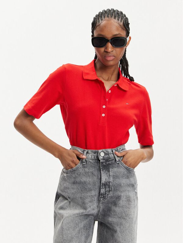 Tommy Hilfiger Tommy Hilfiger Polo 1985 WW0WW37820 Crvena Regular Fit