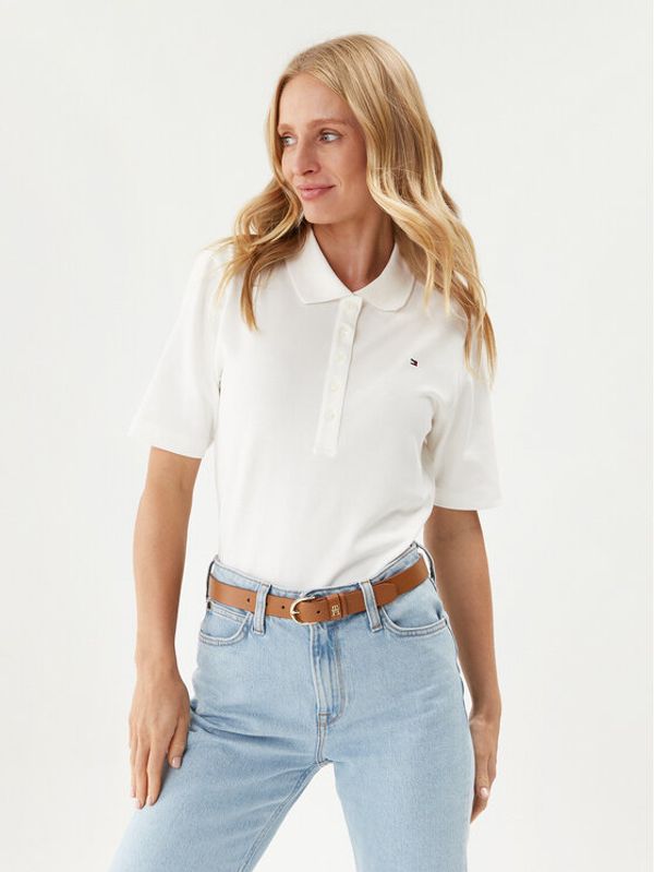 Tommy Hilfiger Tommy Hilfiger Polo 1985 WW0WW37820 Écru Regular Fit