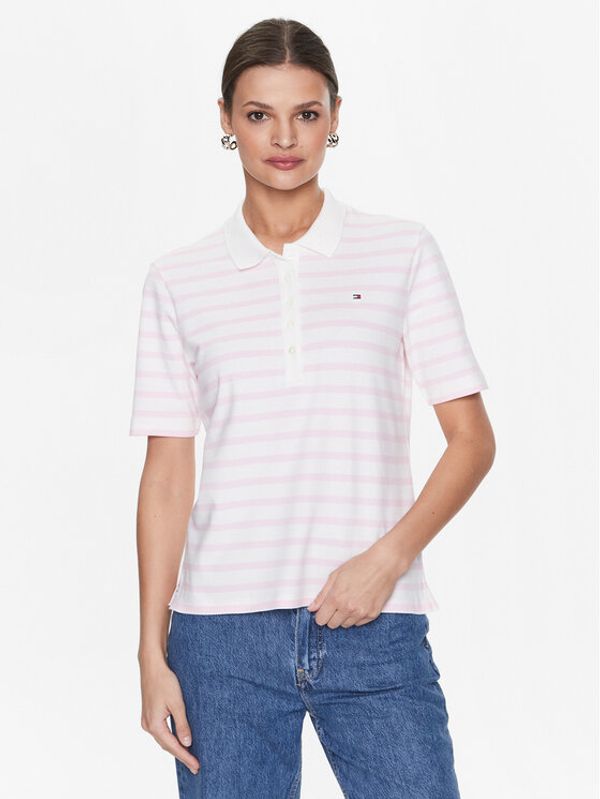 Tommy Hilfiger Tommy Hilfiger Polo 1985 WW0WW39531 Ružičasta Regular Fit