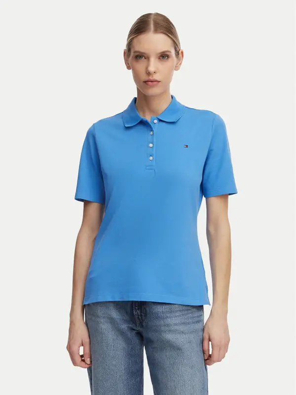 Tommy Hilfiger Tommy Hilfiger Polo 1985 WW0WW43224 Plava Regular Fit