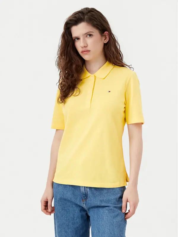 Tommy Hilfiger Tommy Hilfiger Polo 1985 WW0WW43224 Žuta Regular Fit