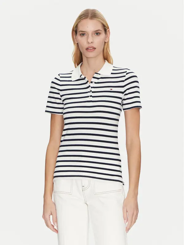Tommy Hilfiger Tommy Hilfiger Polo 1985 WW0WW43225 Tamnoplava Slim Fit