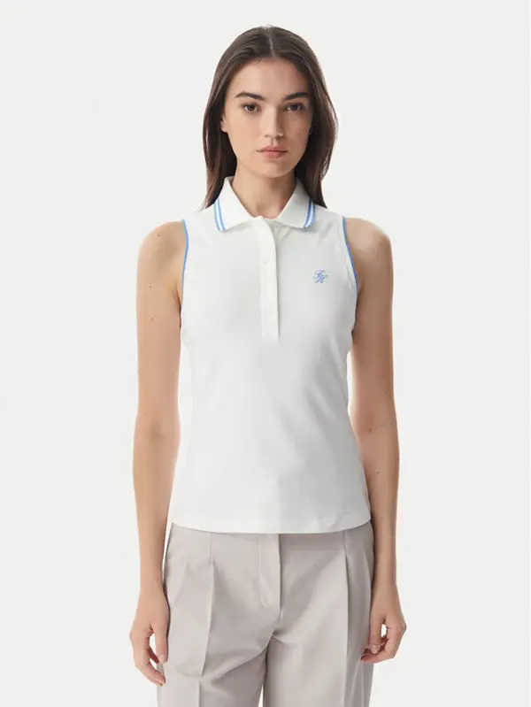 Tommy Hilfiger Tommy Hilfiger Polo 1985 WW0WW49561 Bijela Slim Fit