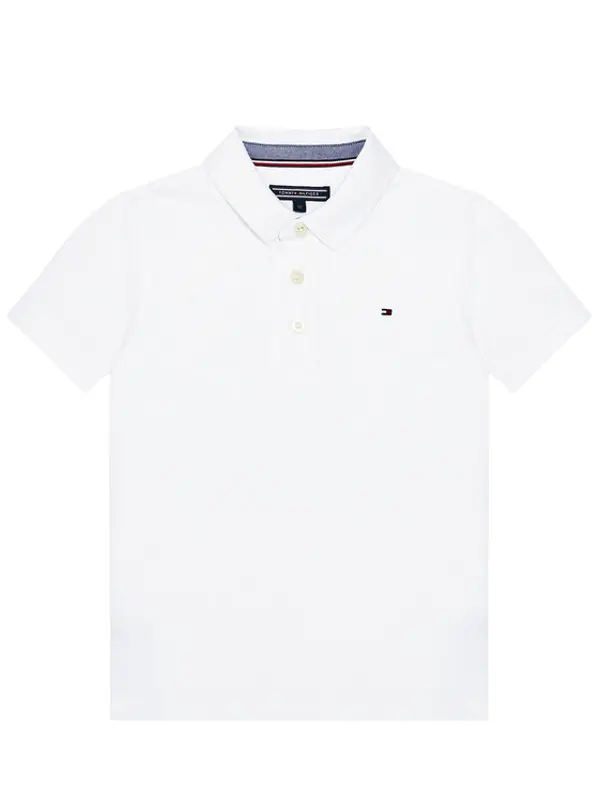 Tommy Hilfiger Tommy Hilfiger Polo Boys Tommy KB0KB03975 S Bijela Regular Fit
