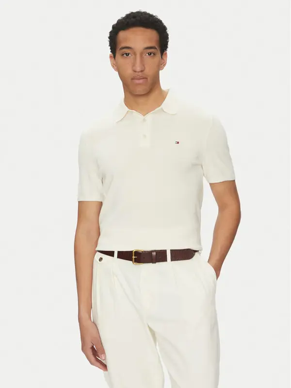 Tommy Hilfiger Tommy Hilfiger Polo Essential MW0MW37396 Bež Regular Fit