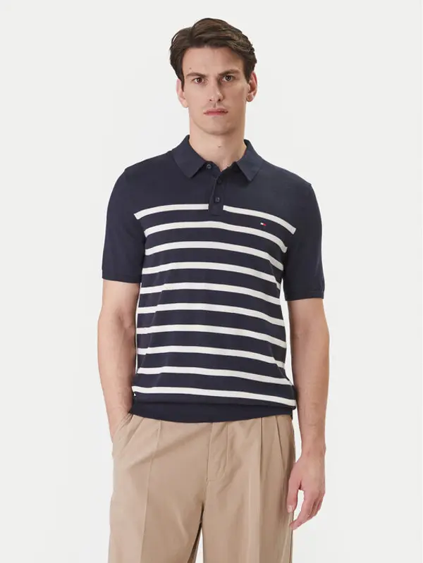 Tommy Hilfiger Tommy Hilfiger Polo Essential MW0MW37396 Tamnoplava Regular Fit