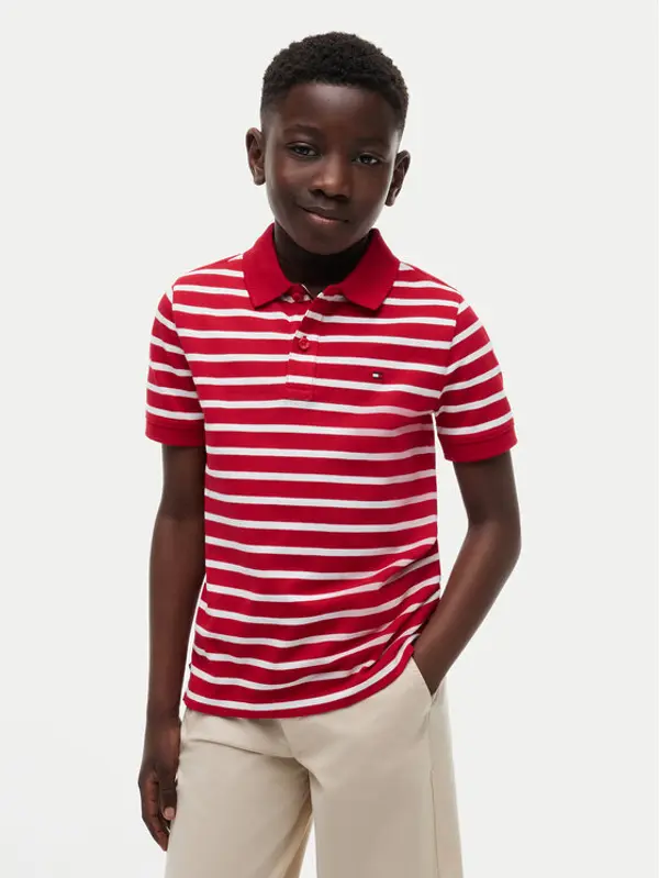 Tommy Hilfiger Tommy Hilfiger Polo Flag KB0KB09103 Crvena Regular Fit