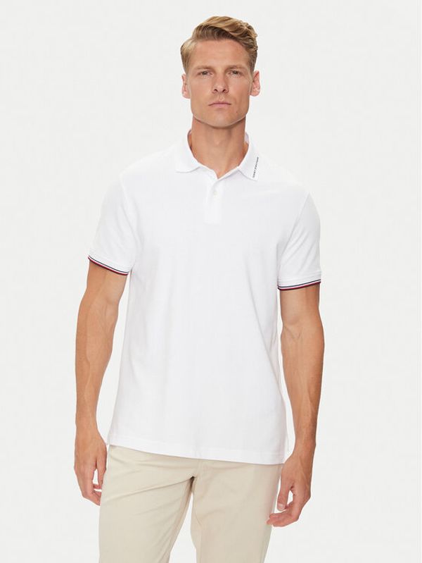 Tommy Hilfiger Tommy Hilfiger Polo Flag MW0MW35605 Bijela Regular Fit
