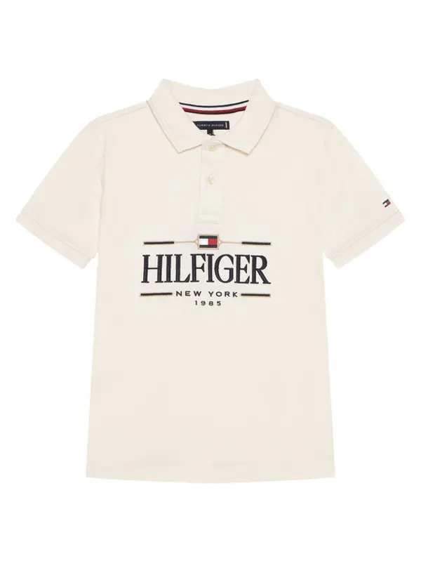 Tommy Hilfiger Tommy Hilfiger Polo Icons KB0KB10359 Écru Regular Fit