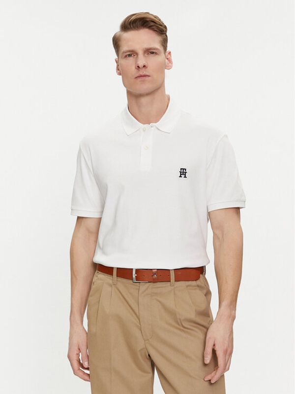 Tommy Hilfiger Tommy Hilfiger Polo Interlock MW0MW34783 Bijela Regular Fit