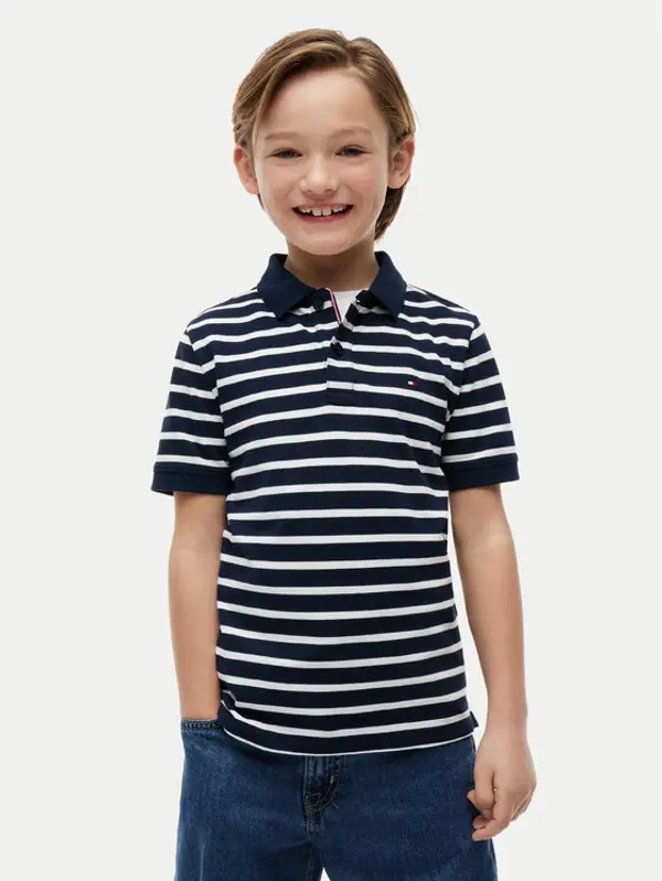 Tommy Hilfiger Tommy Hilfiger Polo KB0KB09103 Tamnoplava Regular Fit