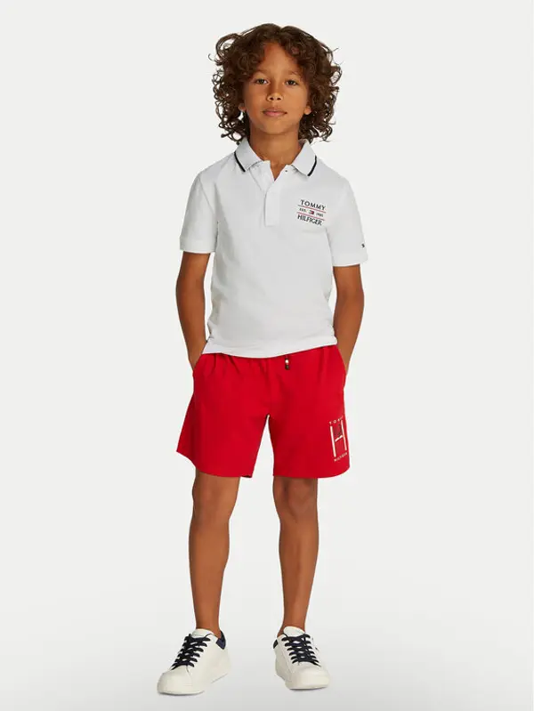 Tommy Hilfiger Tommy Hilfiger Polo KB0KB09524 D Bijela Regular Fit