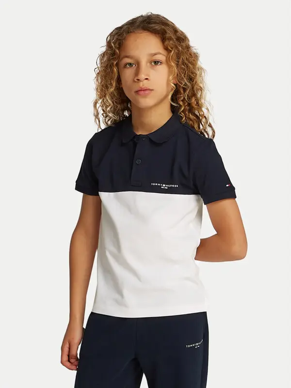 Tommy Hilfiger Tommy Hilfiger Polo KB0KB09527 Tamnoplava Regular Fit