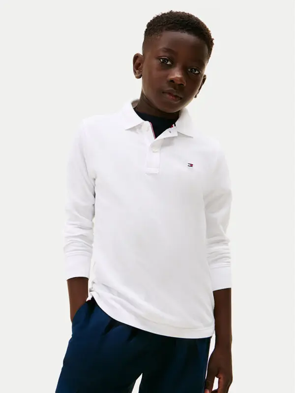 Tommy Hilfiger Tommy Hilfiger Polo KB0KB09664 Bijela Regular Fit