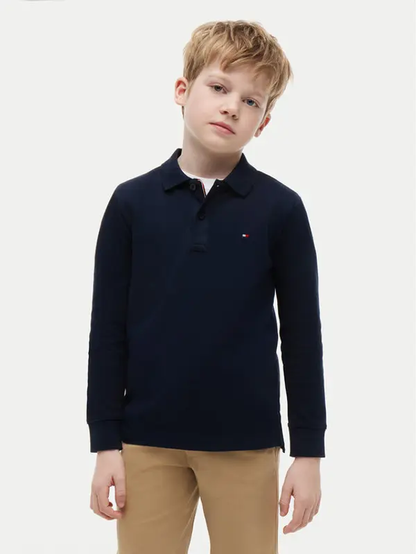 Tommy Hilfiger Tommy Hilfiger Polo KB0KB09664 Tamnoplava Regular Fit