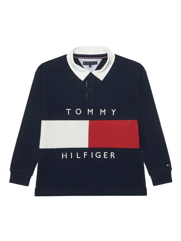 Tommy Hilfiger Tommy Hilfiger Polo KB0KB10354 Tamnoplava Regular Fit
