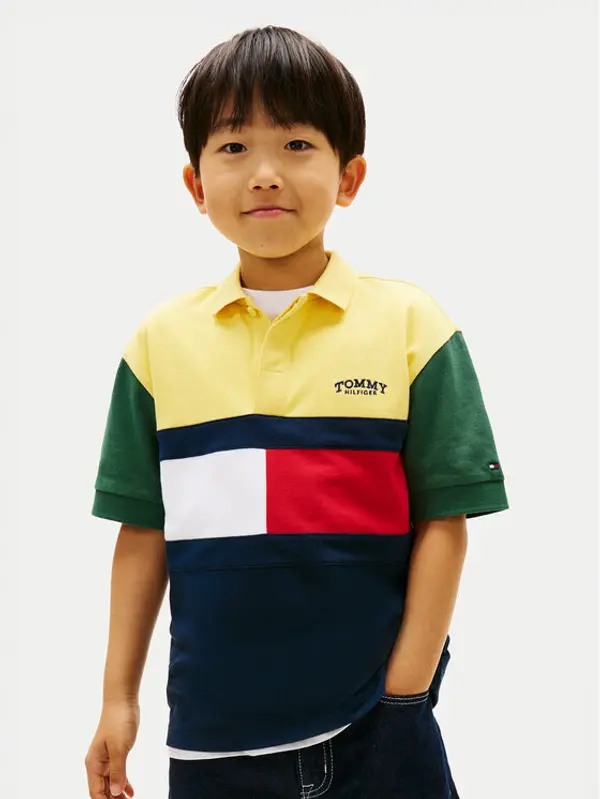 Tommy Hilfiger Tommy Hilfiger Polo KB0KB10413 Šarena Regular Fit