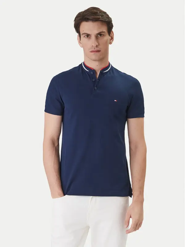 Tommy Hilfiger Tommy Hilfiger Polo Mao MW0MW34752 Tamnoplava Slim Fit