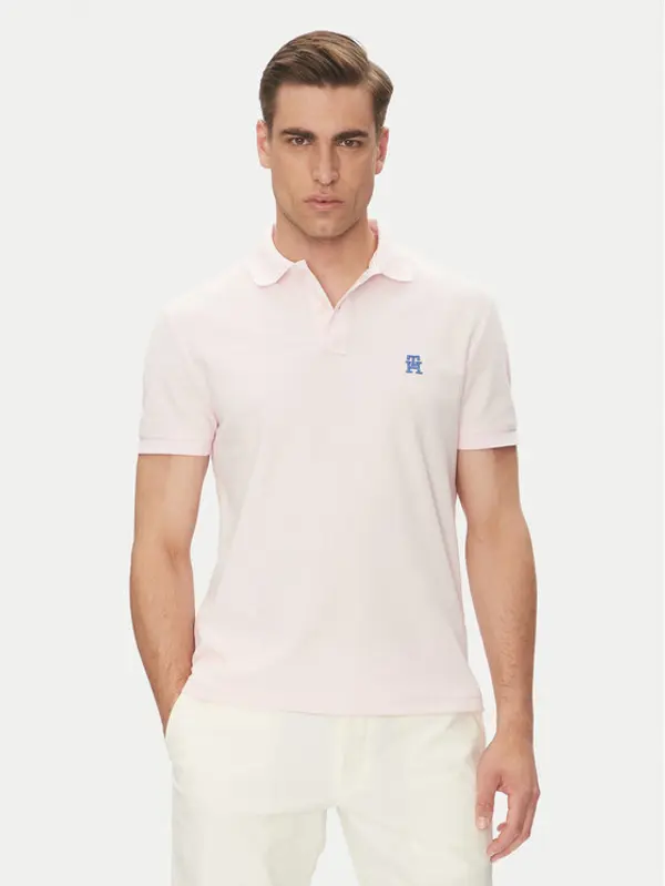 Tommy Hilfiger Tommy Hilfiger Polo MW0MW33167 Ružičasta Regular Fit