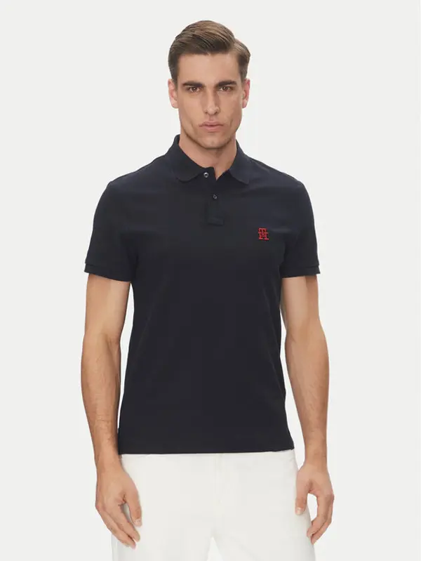 Tommy Hilfiger Tommy Hilfiger Polo MW0MW33167 Tamnoplava Regular Fit