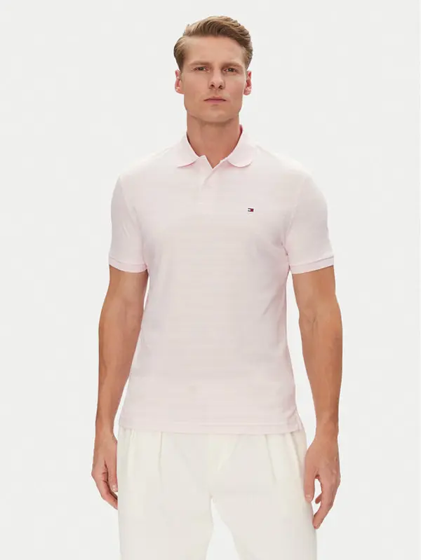 Tommy Hilfiger Tommy Hilfiger Polo MW0MW39994 Ružičasta Regular Fit