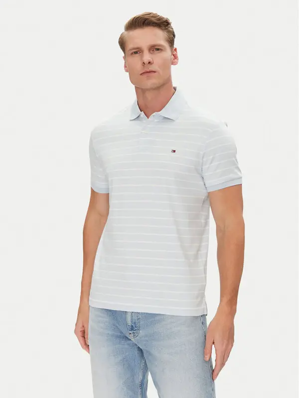 Tommy Hilfiger Tommy Hilfiger Polo MW0MW39994 Svijetloplava Regular Fit
