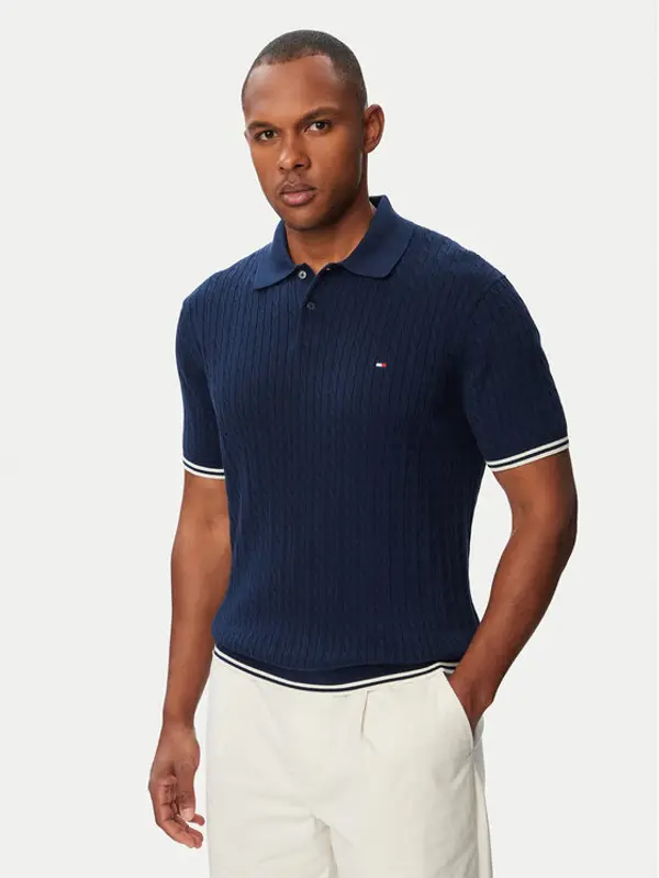 Tommy Hilfiger Tommy Hilfiger Polo MW0MW40701 Tamnoplava Regular Fit