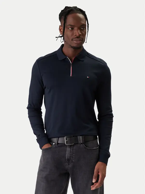 Tommy Hilfiger Tommy Hilfiger Polo MW0MW42808 Tamnoplava Regular Fit