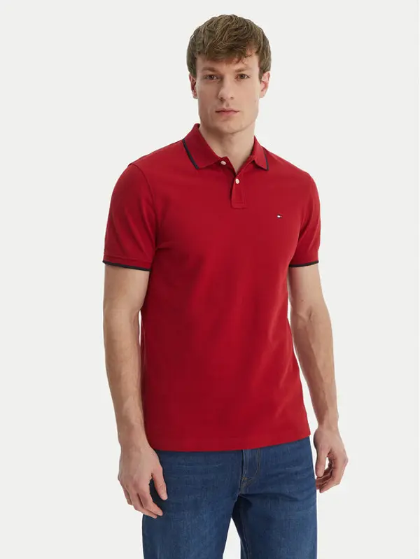 Tommy Hilfiger Tommy Hilfiger Polo Pique MW0MW42750 Crvena Regular Fit