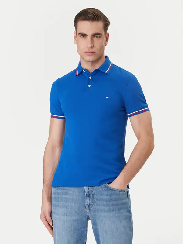 Tommy Hilfiger Tommy Hilfiger Polo Seasonal MW0MW39993 Plava Slim Fit