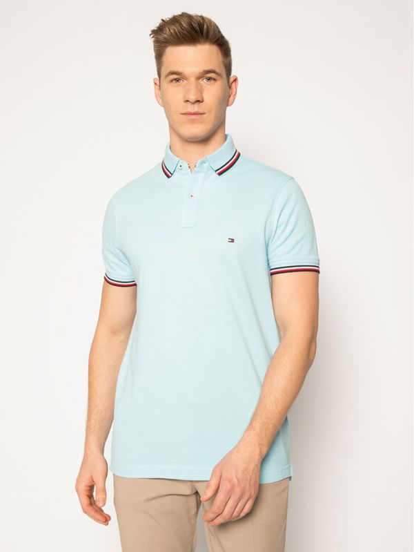 Tommy Hilfiger Tommy Hilfiger Polo Tipped MW0MW13080 Plava Slim Fit