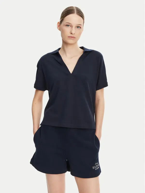 Tommy Hilfiger Tommy Hilfiger Polo WW0WW44512 Tamnoplava Relaxed Fit